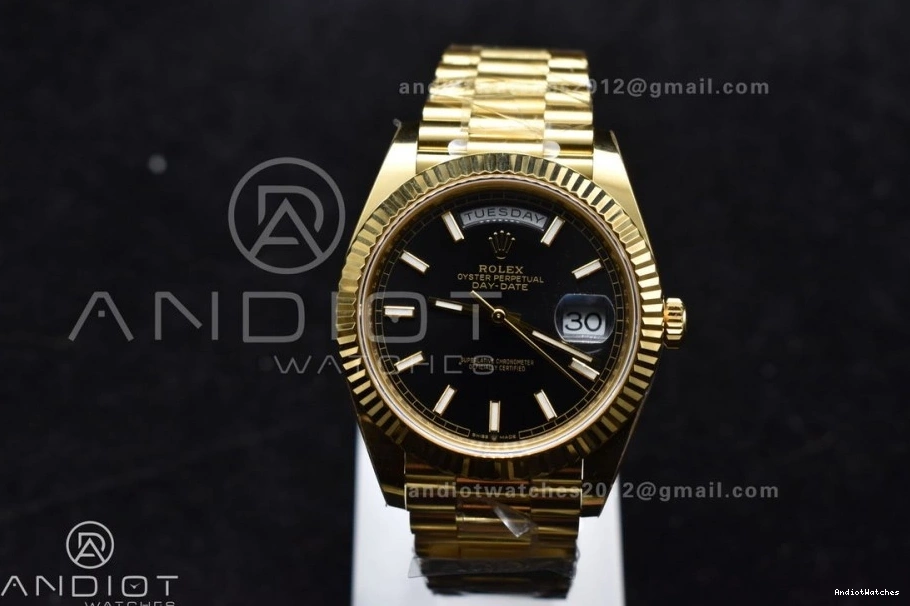 ARF YG Weight) Best 40 Date On 659 (Gain Black Day President 228238 Supportive Bracelet VR3255 Edition Stick Dial 1:1 0821